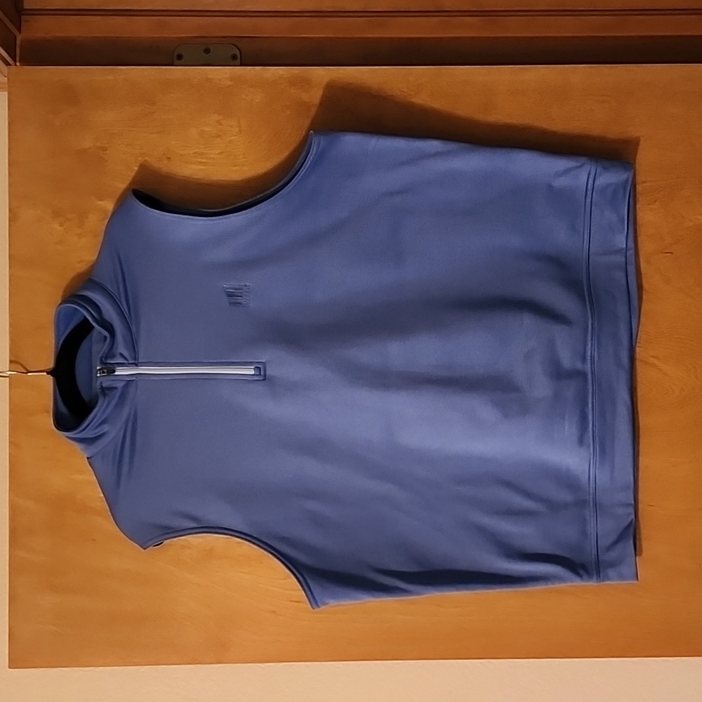 Peter Millar Mens Blue Fleece Vest